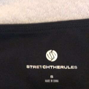 Stretch the Rules Leggings. Size Small. Black. Excellent Condition.